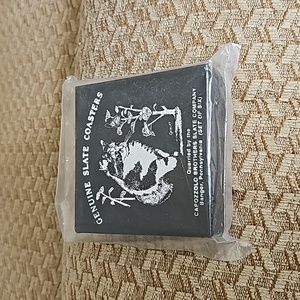 Genuine Slate Coasters  set of 6 Capozzolo Brothers slate Company PA